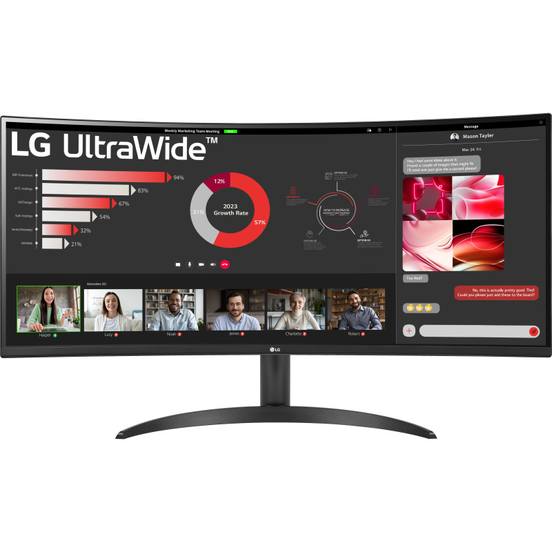 LG 34WR50QC-B Ledmonitor