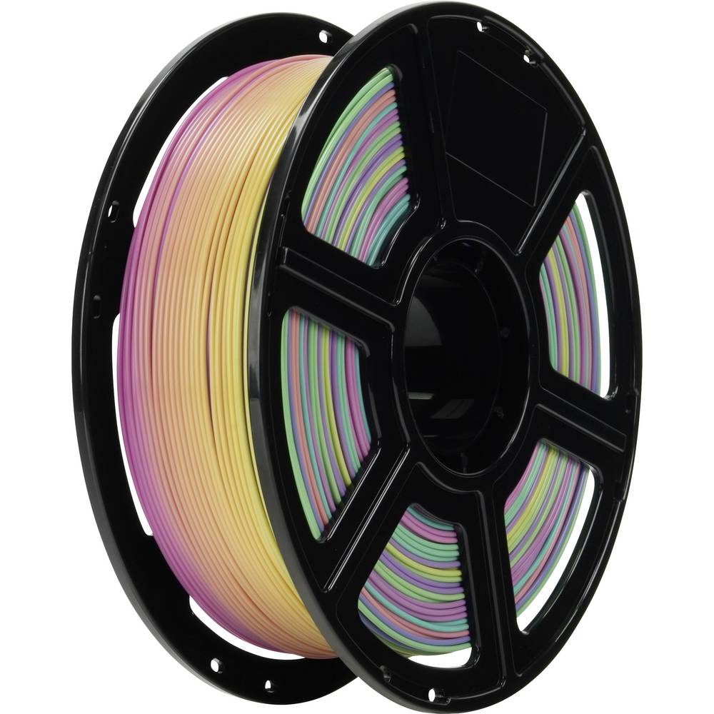 Renkforce RF-6838890 Filament PLA kunststof Highspeed filament 1.75 mm 1 kg Regenboog 1 stuk(s)