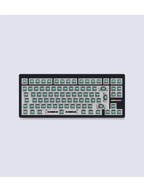 Wooting 80HE - ISO - No Keycaps - Linear60 - Gaming Toetsenbord - Zonder Numpad - Universal - Zwart