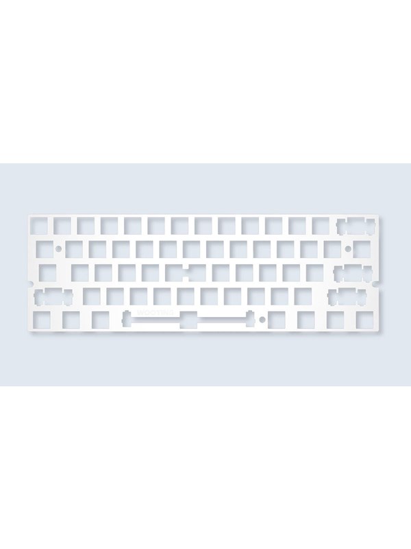 Wooting 60HE PC Switch Plate - Upgrade Accessoires - ANSI - Wit