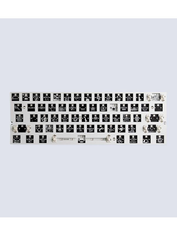 Wooting 60HE+ Module - ANSI - No switch - Gaming Toetsenbord - Zonder Numpad - US International - Wit