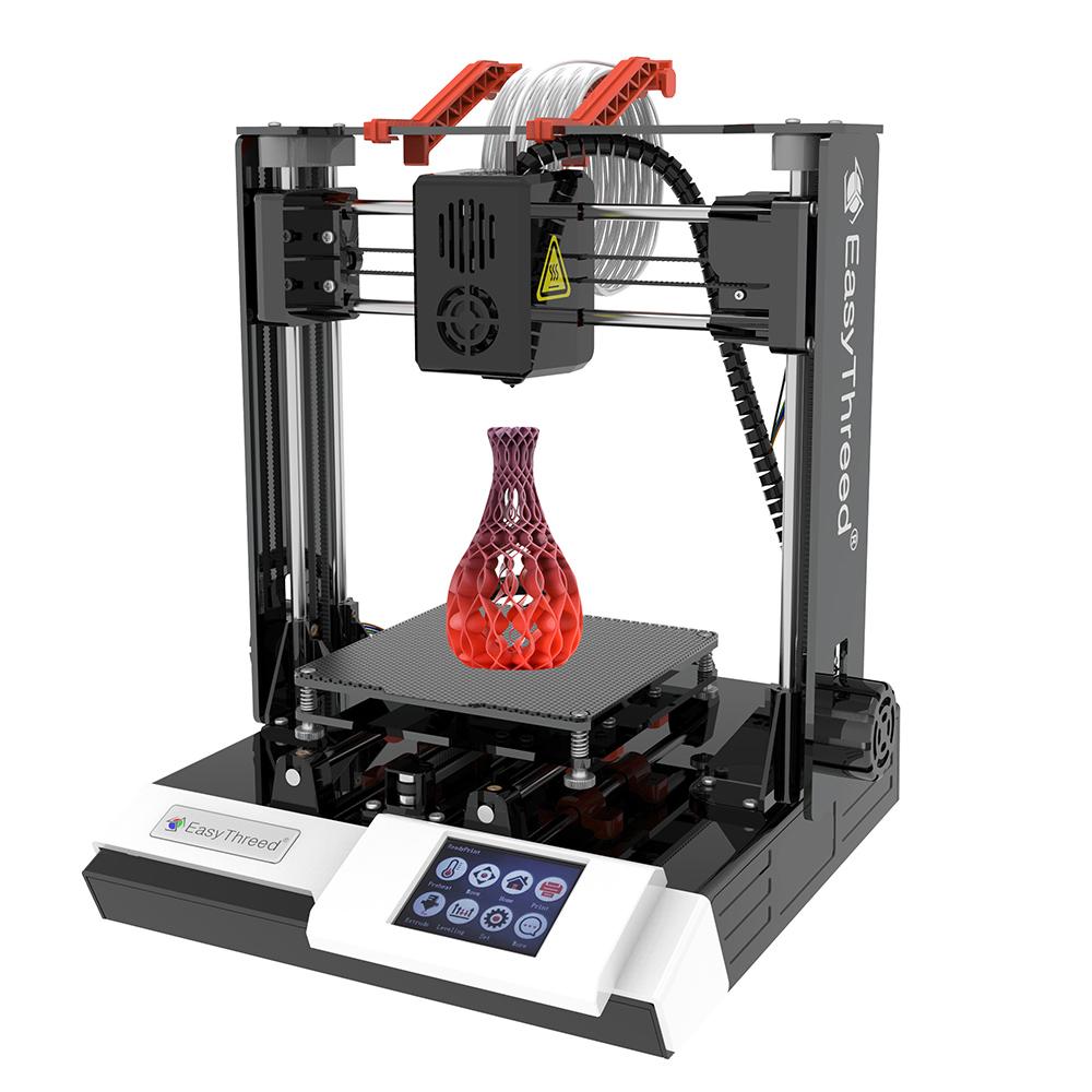 3d printing machine EasyThreed K6 Plus 3D-printer FDM Desktop-drukmachine 100x100x100mm4x4x4inches Afdrukformaat B-EU