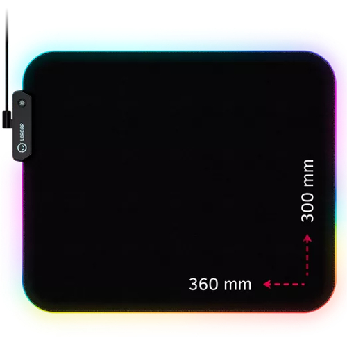 LORGAR Mousepad  Steller black