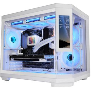 Mars Gaming MC-3TCORELCDM Mini tower Wit