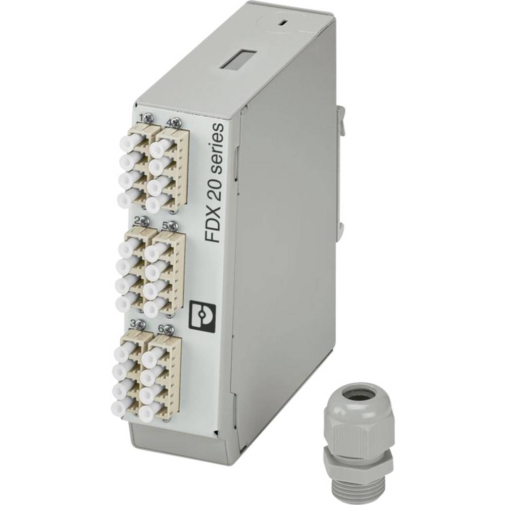 Phoenix Contact FOC-FDX20-PP-LCQ6-OM4-PT9 Glasvezel-splitterbox
