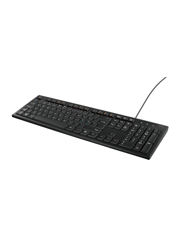 Deltaco TB-626-C - keyboard full size - QWERTY - Nordic - black Input Device - Toetsenbord - Noords - Zwart
