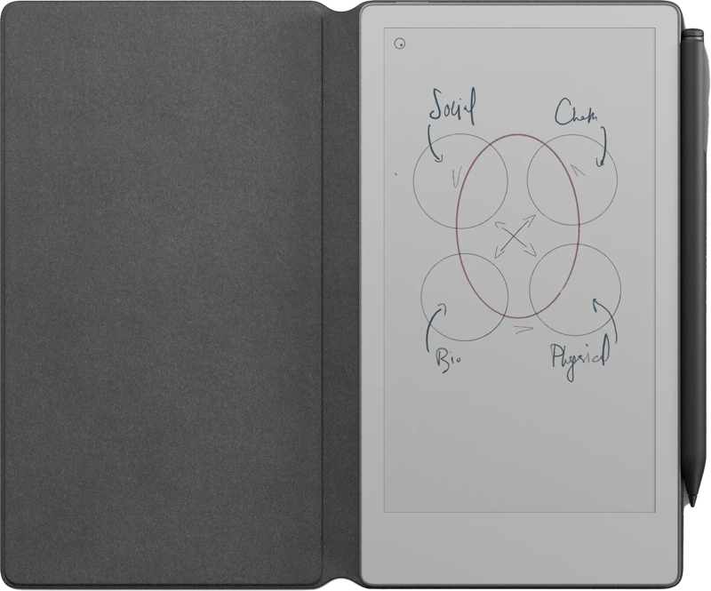 ReMarkable Paper Pro Move Mosaic Weave Book Folio Rood