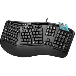 Adesso AKB-150SB-TAA toetsenbord USB QWERTY Amerikaans Engels Zwart