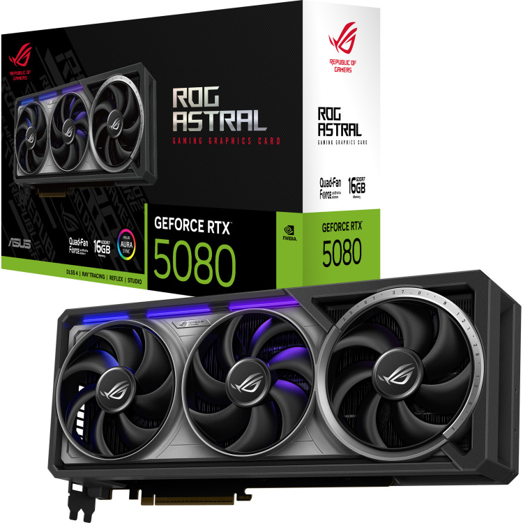 ASUS GeForce RTX 5080 ROG ASTRAL GAMING grafische kaart