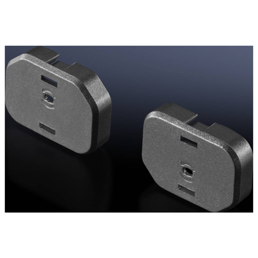 Rittal 7955010 19 inch Afdekking voor patchkast Diepzwart (RAL 9005)
