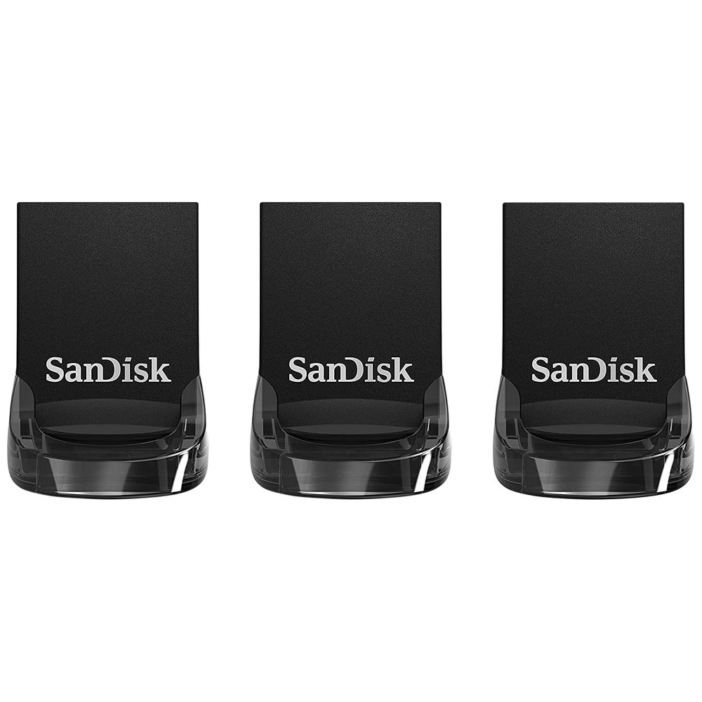 SanDisk Ultra Fit USB 3.1 Flash Drive 3-pack