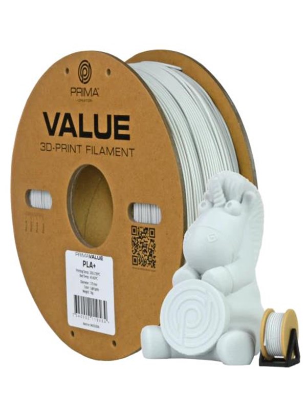 Prima Value PLA+ - Light Grey