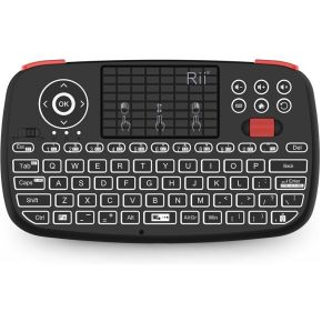 Rii i4 toetsenbord Draadloos Zwart