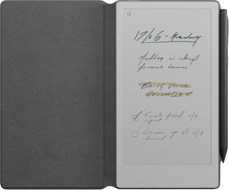 ReMarkable Paper Pro Move Book Folio Bruin Leer