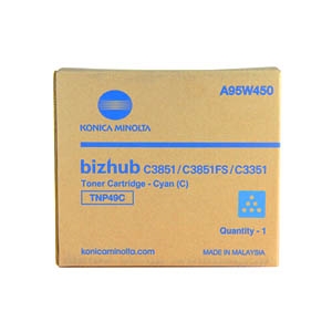 Konica-Minolta Konica Minolta TNP-49C (A95W450) toner cartridge cyaan (origineel)