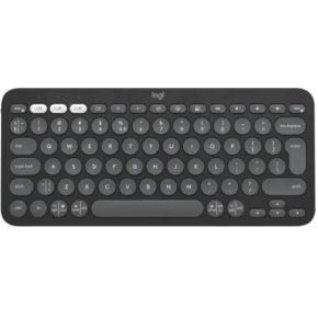 Logitech K380s Pebble Keys 2 toetsenbord Draadloos Zwart Azerty Frans
