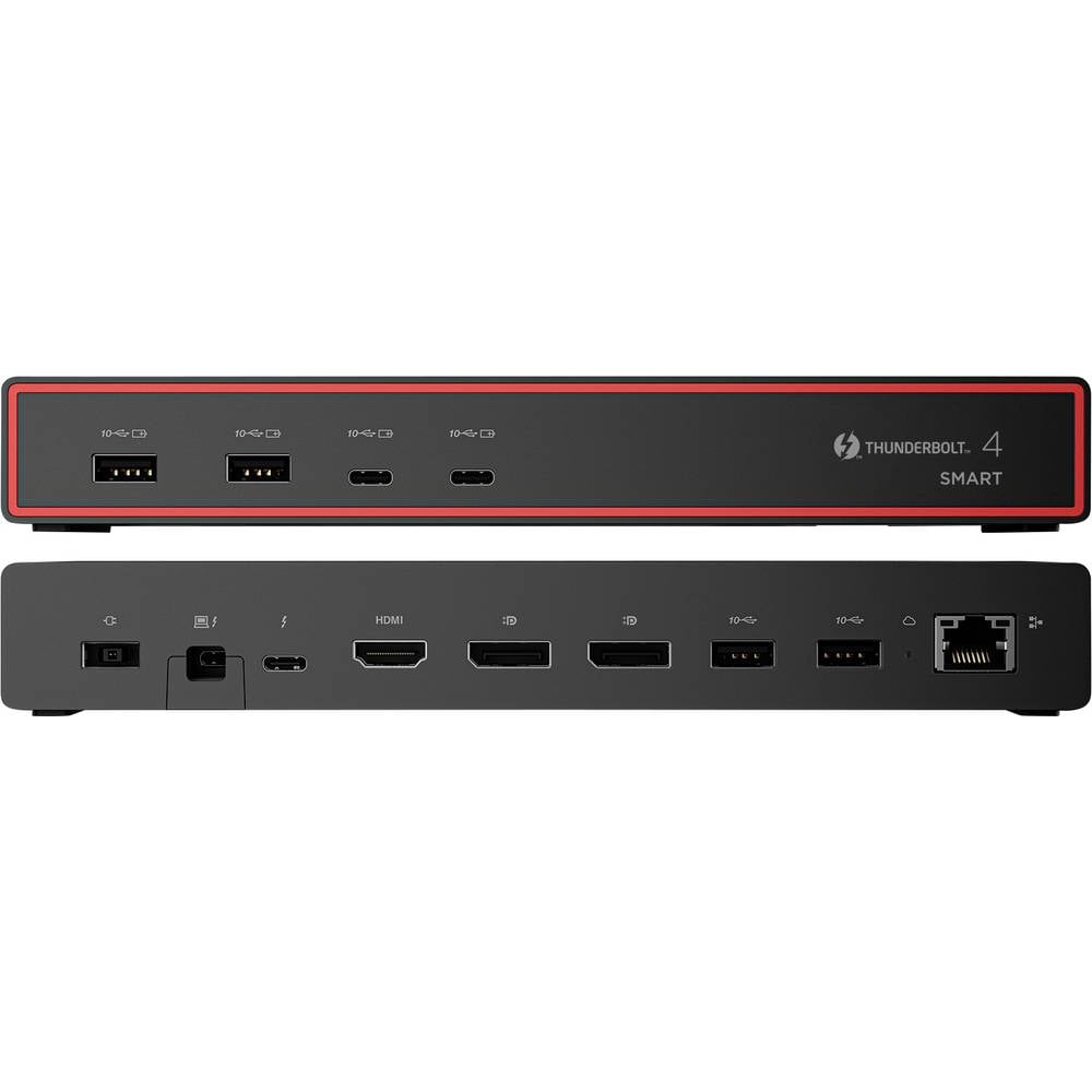 Lenovo ThinkPad Smart Dock 7500 Gen 2 Thunderbolt 4 dockingstation Incl. Kensington-slot, Ondersteunt 8K@30 Hz (1x) / 4K@30Hz (2x), USB-C Power Delivery