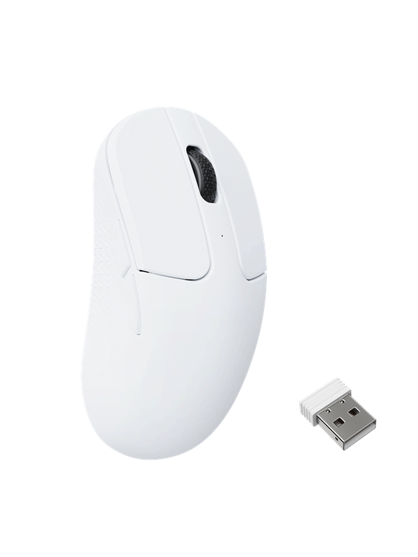 Keychron M3 Mini Ultralight 55g Wireless 8K - Gaming muis - Optisch - 5 knoppen - Wit