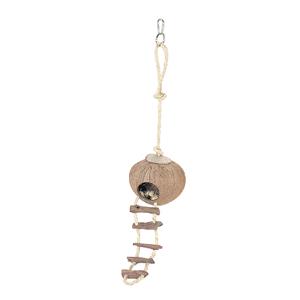 Ebi Coconut Globehouse Met Ladder Met Touw 130Mm