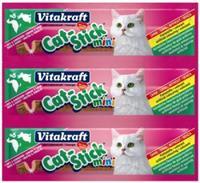 Vitakraft Katzensnack Cat-Stick mini Ente & Kaninchen - 3 x 6g