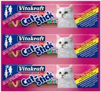 Vitakraft Katzensnack Cat-Stick mini Kabeljau & Seelachs - 3 x 6g