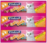 Vitakraft Katzensnack Cat-Stick mini Truthahn & Lamm - 3 x 6g