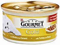 Gourmet ourmet Gold Fijne Hapjes Kattenvoer nat met Kalkoen en Eend bij Jumbo