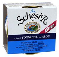 Schesir Kattenvoer Kitten 3-12 Tonijn - Aloe in Gelei 85 gr