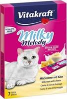 Vitakraft Milky Melody melkcrème met kaas kattensnack (7 x 10 g) 3 verpakkingen