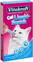Vitakraft Liquid Snacks met zalm kattensnack (6 x 15g) 1 verpakking