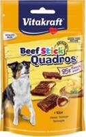 Vitakraft Beefstick Quadros met kaas hondensnack (70 g) 7 verpakkingen
