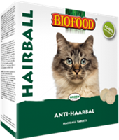 Bf Petfood Biofood kattensnoepje hairball bij haarbal