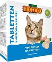 Biofood BF Petfood Tabletten Knoflook Naturel voor de kat 2 verpakkingen