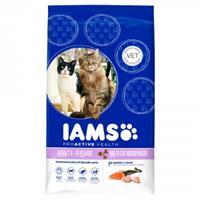 Iams Multi-Cat kip met zalm kattenvoer 2 x 15 kg