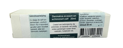 DIERENDROGIST dermatos eczeem/schimmelzalf