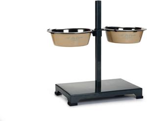beeztees Standaard A la Carte met 2 creme 25 cm hondenvoerbakkenbakken