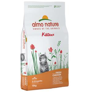 Almo Nature Kitten verse kip kattenvoer 2 x 12 kg