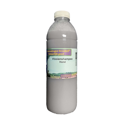 De Dierendrogist Vlooienshampoo voor honden 1000 ML