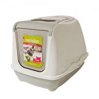 Kat toilet flipcat med lichtgrijs - Gebr de boon