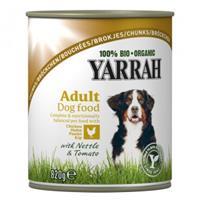 YARRAH Bio-Nassfutter in Soße für ausgewachsene Hunde, Huhn, 820 g