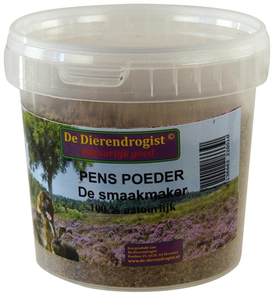 DIERENDROGIST gemalen penspoeder