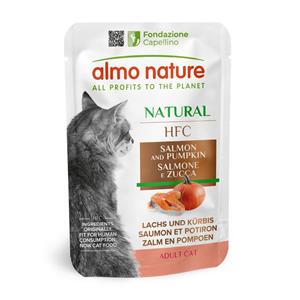 Almo Nature HFC Natural - Zalm & Pompoen - 24 x 55 gr