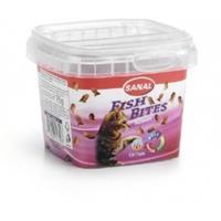 sanal Fish Bites Kattensnoepjes 75gr Kattensnacks