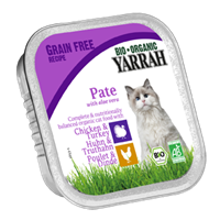 Yarrah Pâté mit Huhn & Truthahn (für Katzen)