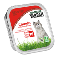 Biologisch Kattenvoer Chunks Met Kip En Rund (100g)