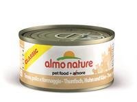 Almo Nature HFC Natural Kattenvoer Nat Blikje Tonijn&Kip&Kaas 70 gr