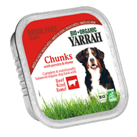 Biologisch Hondenvoer Chunks Met Kip En Rund (150g)