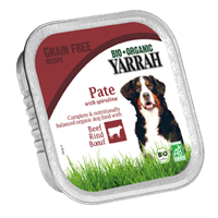 Yarrah Hond wellness pate rund spirulina 150g