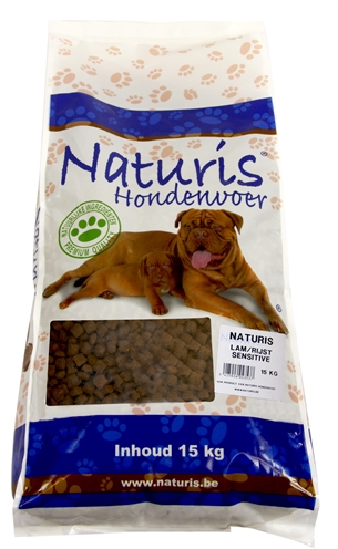 Naturis Hondenvoer Sensitive Lam - Rijst 15 kg