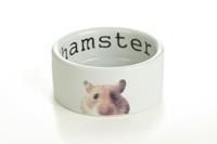 Beeztees Snapshot Hamster - Voerbak - 7,5X4 - Wit